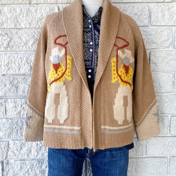 THE GREAT. The Cowboy Lodge Cardigan (RARE) size 2 - Picture 6 of 6